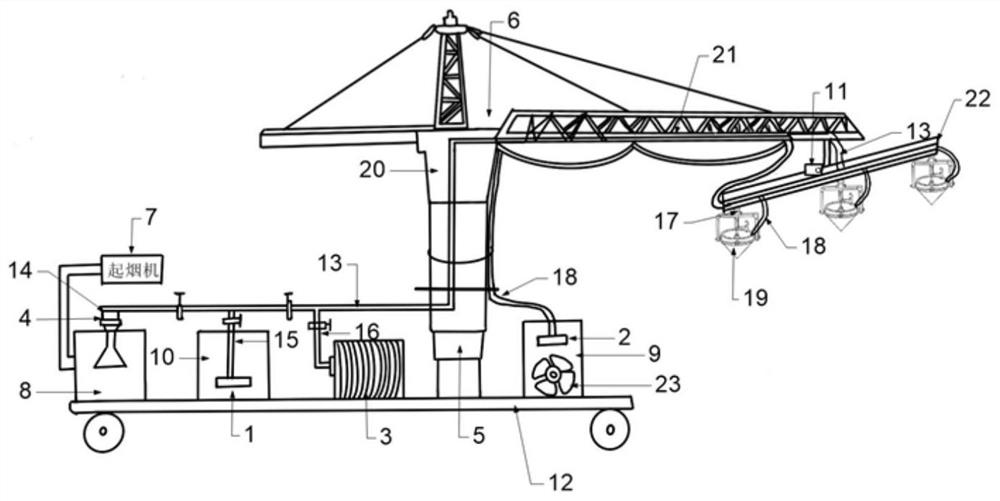 Multifunctional micro-spraying device for outdoor orchard