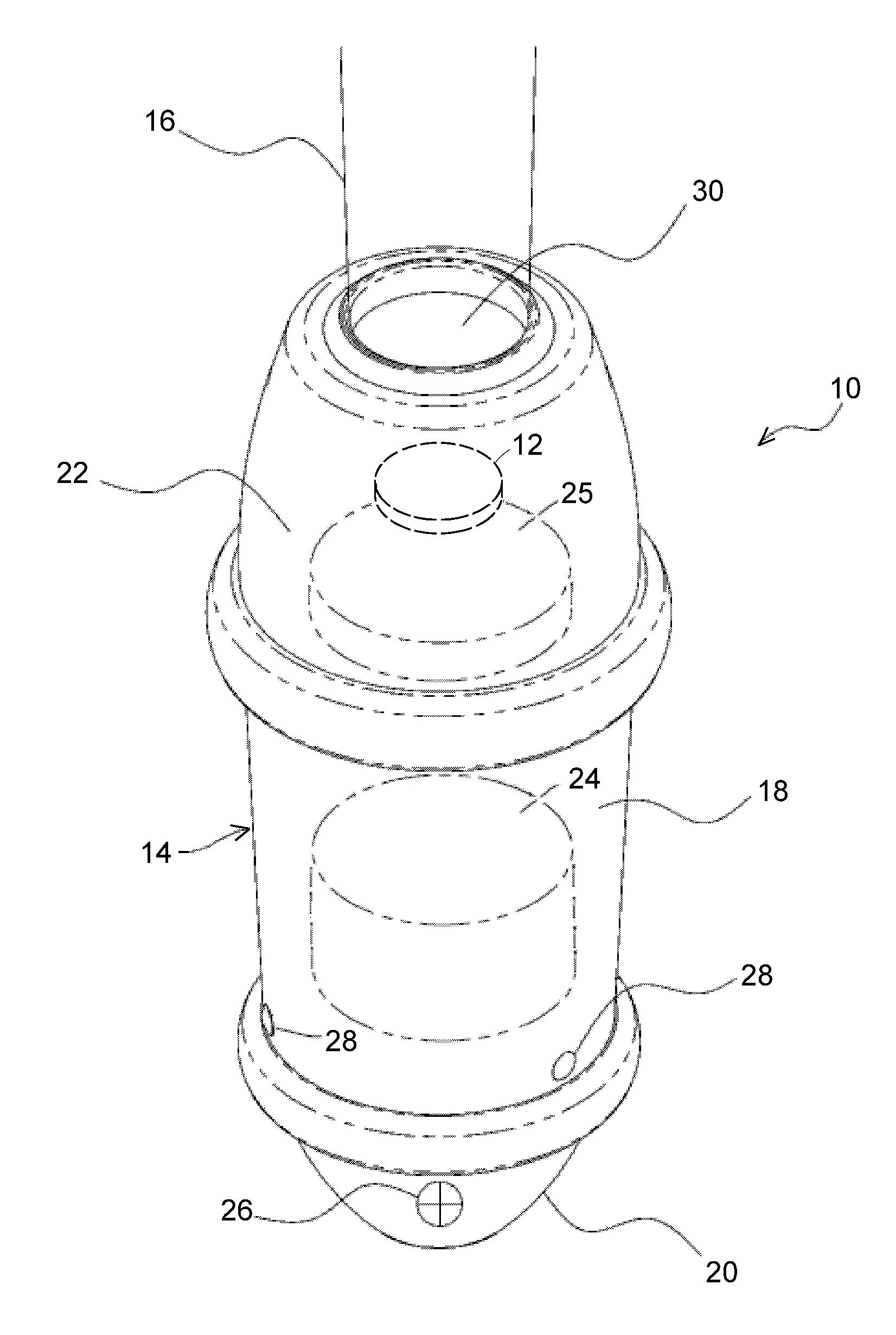 Laser signaling buoy and method of using