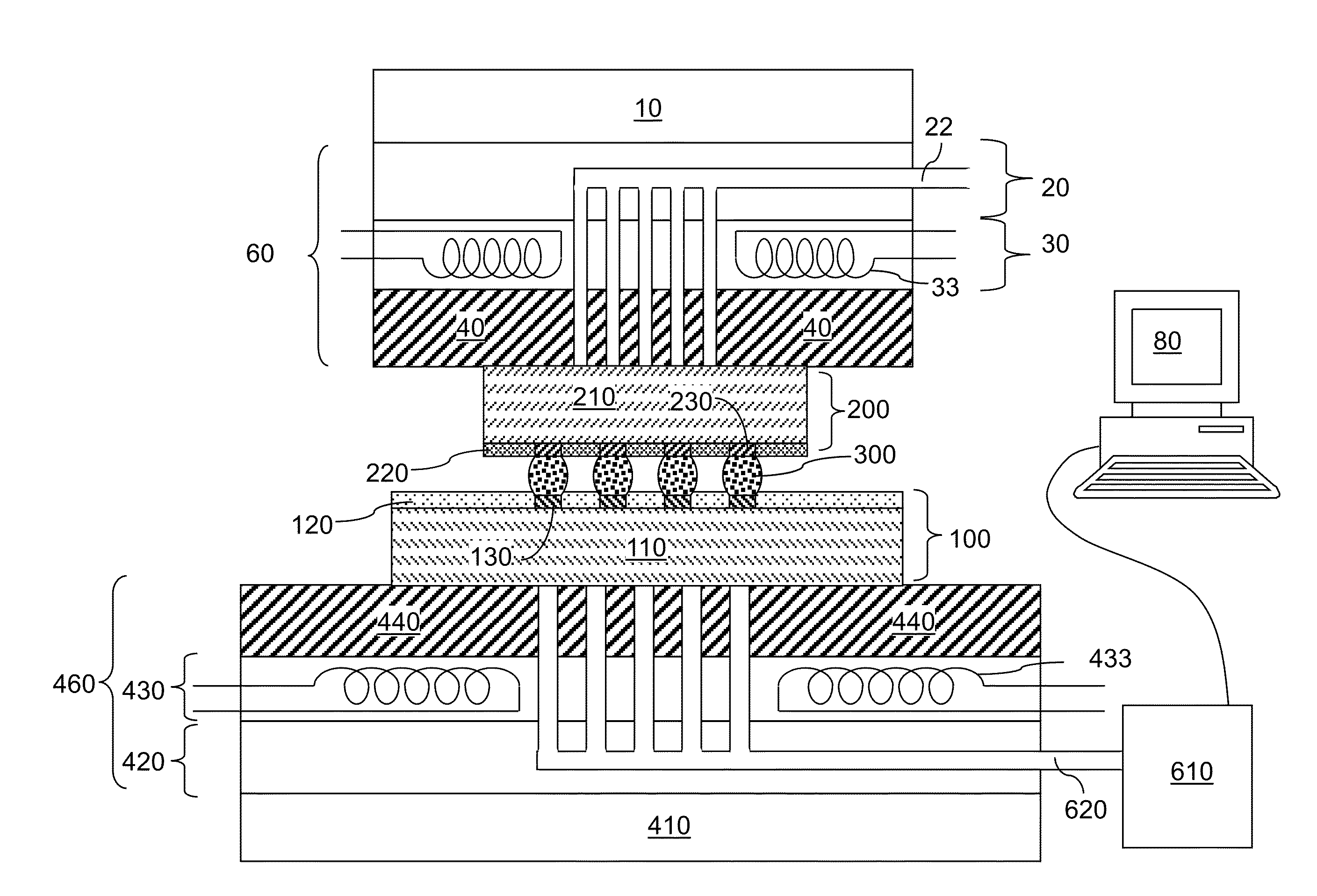 Stress reduction means for warp control of substrates through clamping