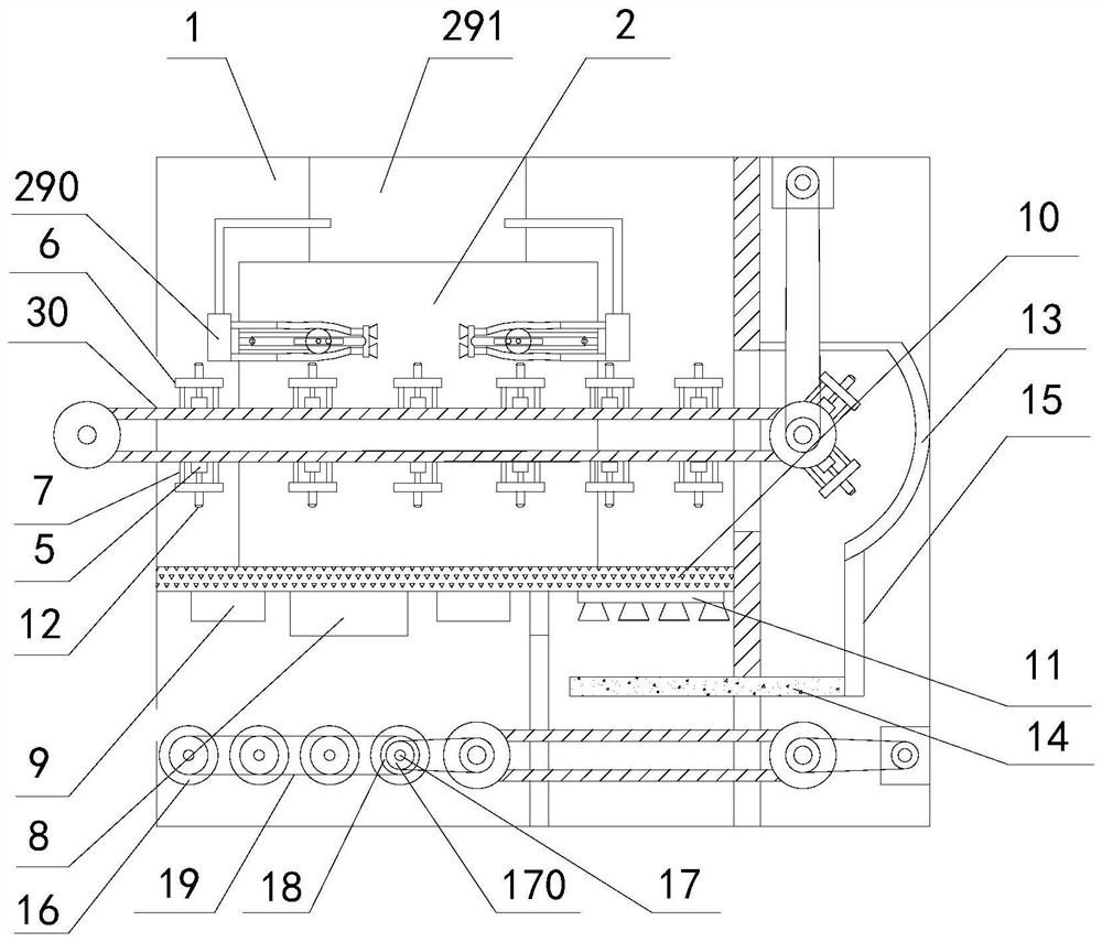 Novel beef paste packaging bottle cleaning and high-flow drying device