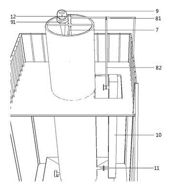 Water tank type multifunctional liquidometer automatic calibrating device