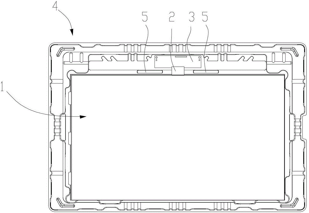 Tray with limiting structure