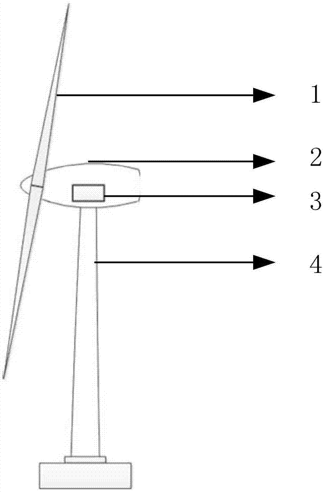 On-line monitoring method for large-scale wind power tower drum structure stress