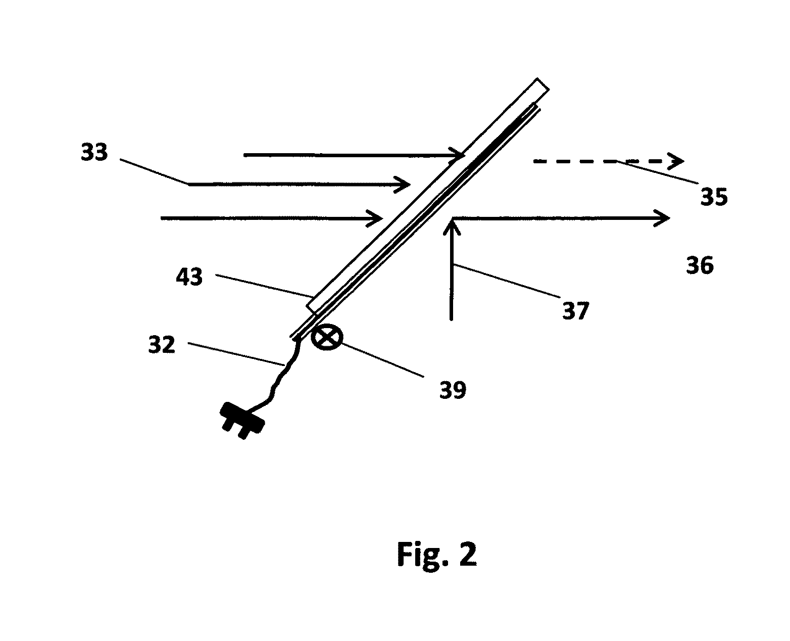 System for providing projected information combined with outside scenery