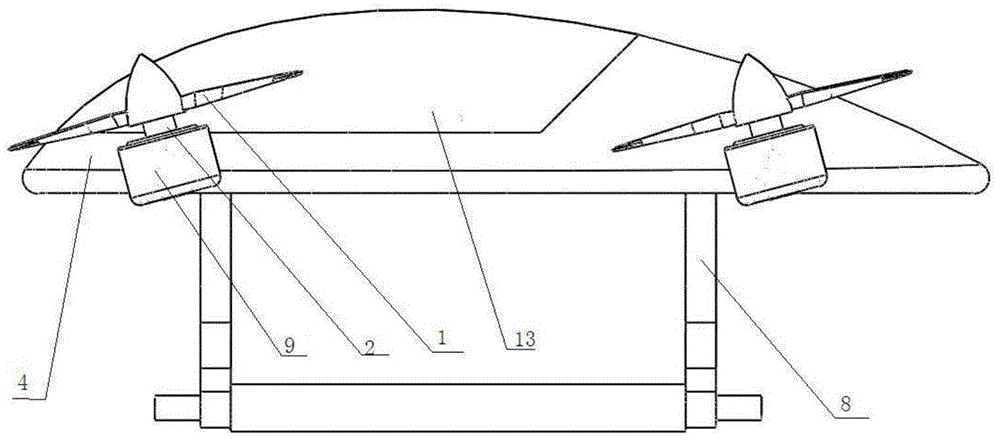 A tilting quadrotor aircraft