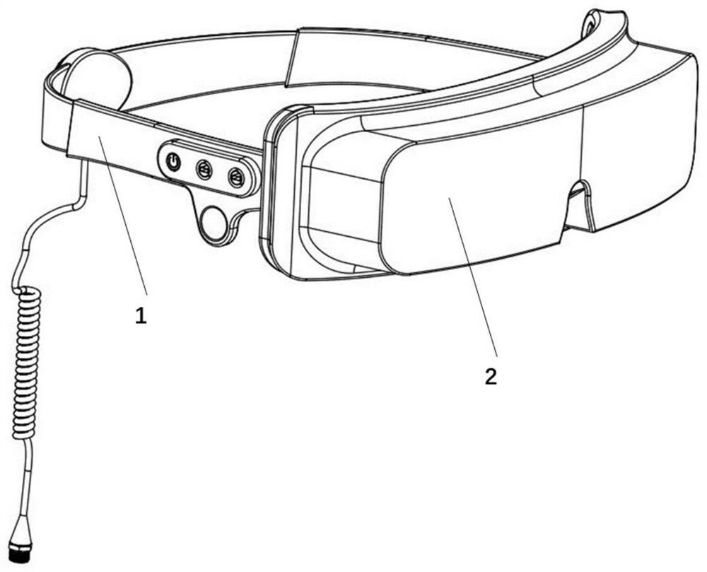 Paratrooper combat situation visualization equipment