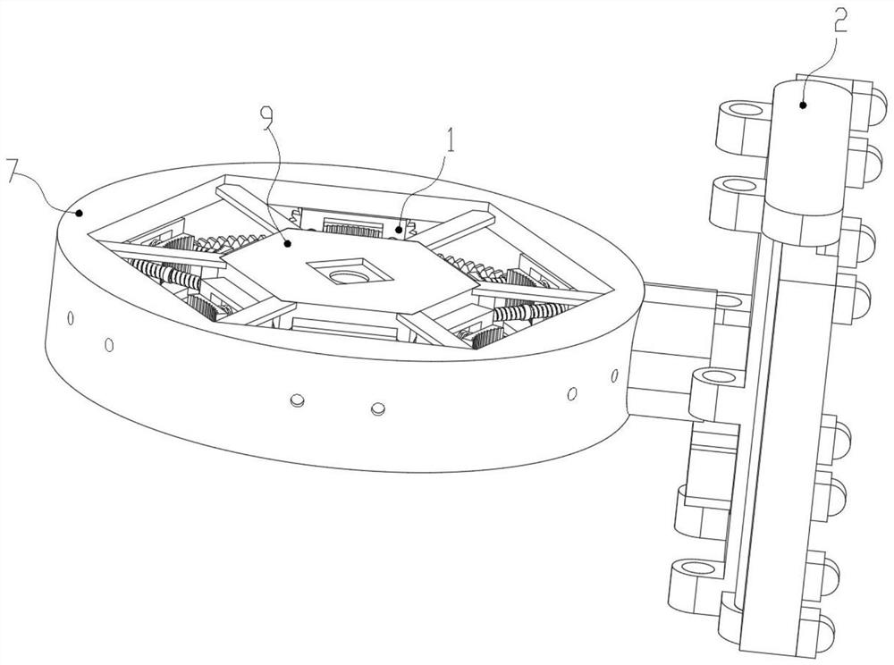 Mounting equipment for building outer wall water tube