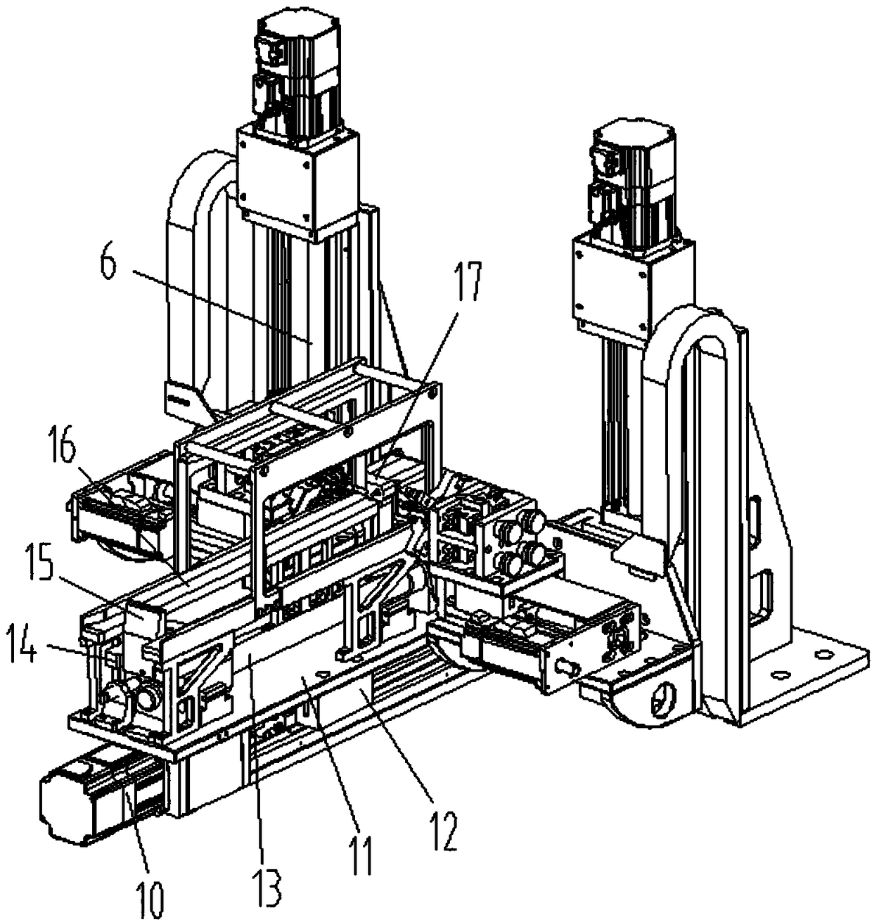 An automatic welding machine for household decoration aluminum profiles