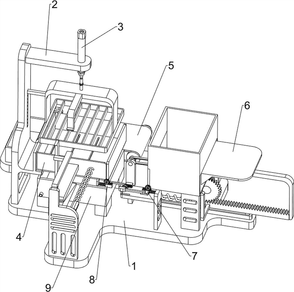 Radish slitting device for food