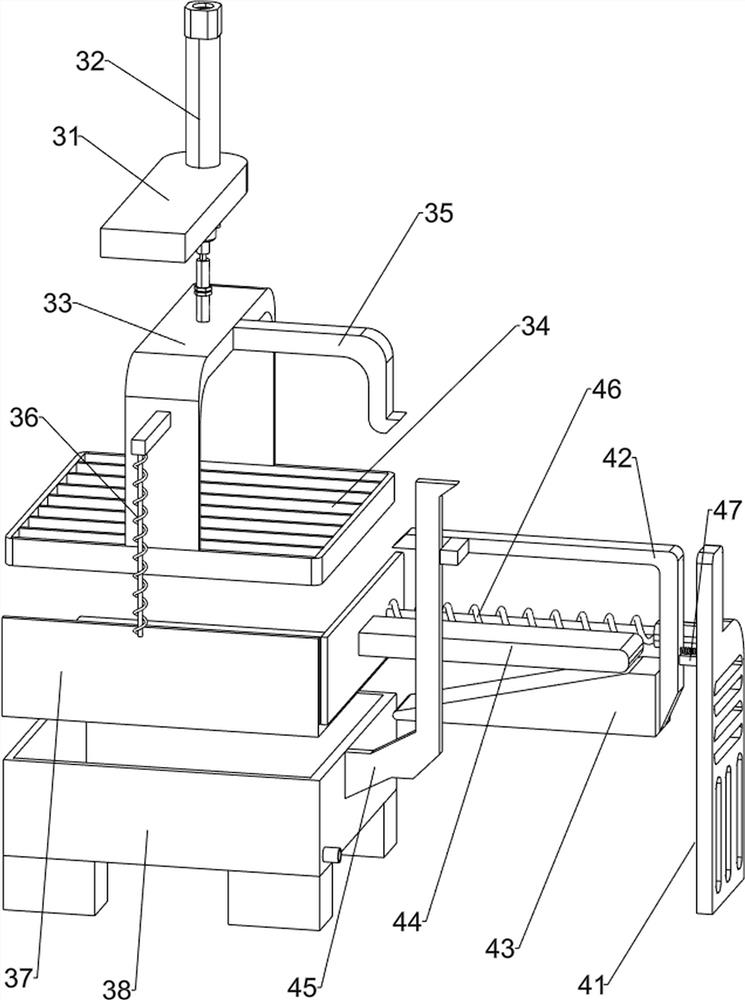 Radish slitting device for food