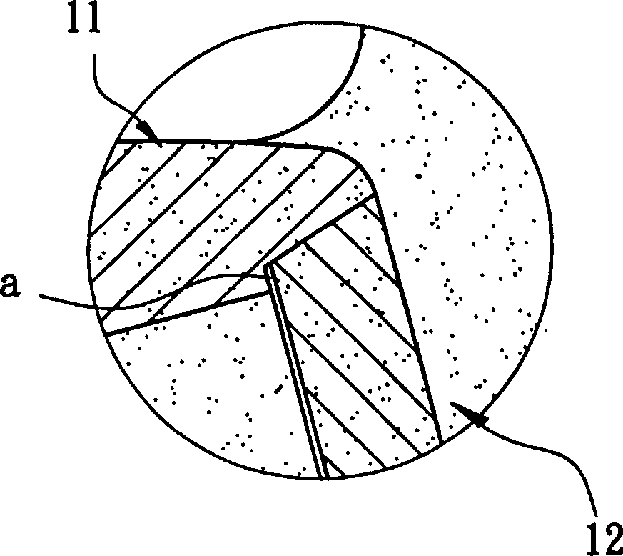 Golf club head and its wax mold making method