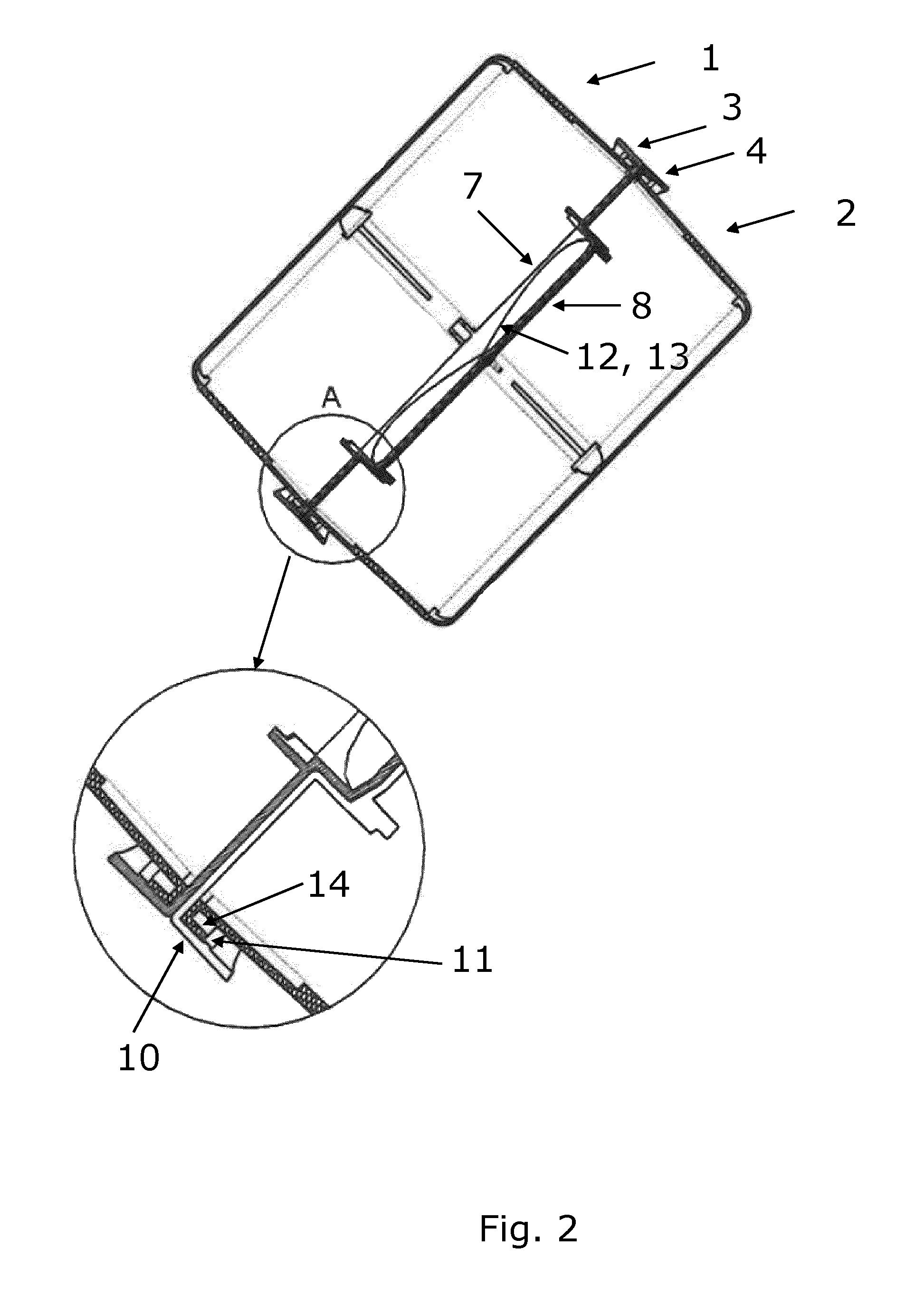 Packaging split in parts