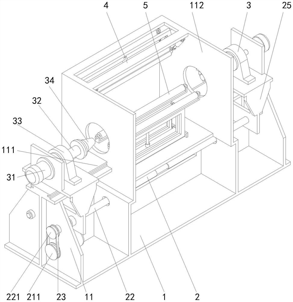 Winding equipment for non-woven fabric production