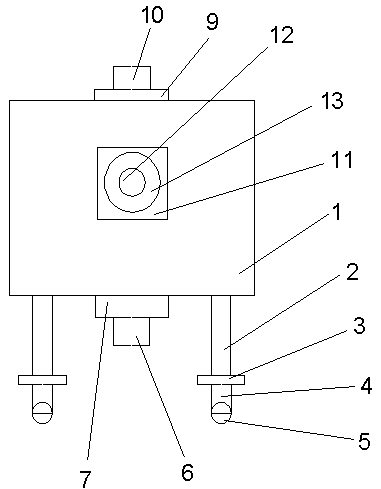 Membrane separation device capable of rotatably applying pressure