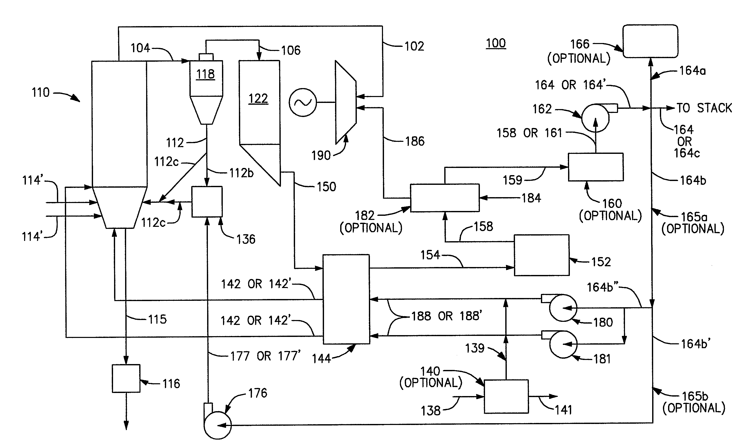 Air-fired co2 capture ready circulating fluidized bed steam generators