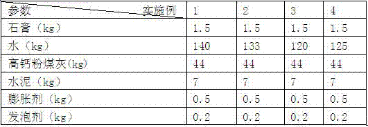 High-water-retention mine filling material