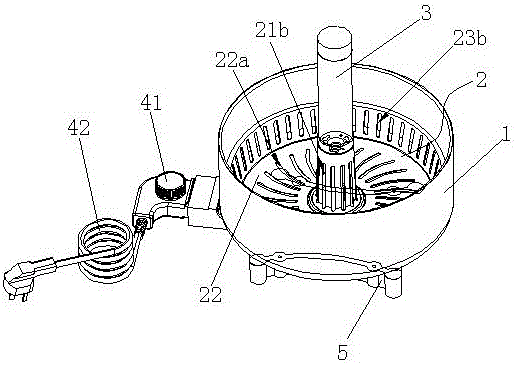 Hotpot cooker with lifting structure