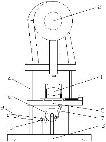 Pipe punching machine with lifting device