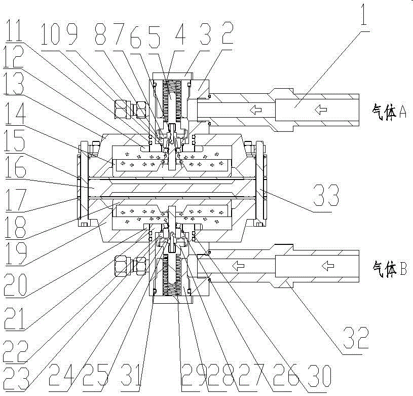 High-pressure balance valve for proportioning cabinet