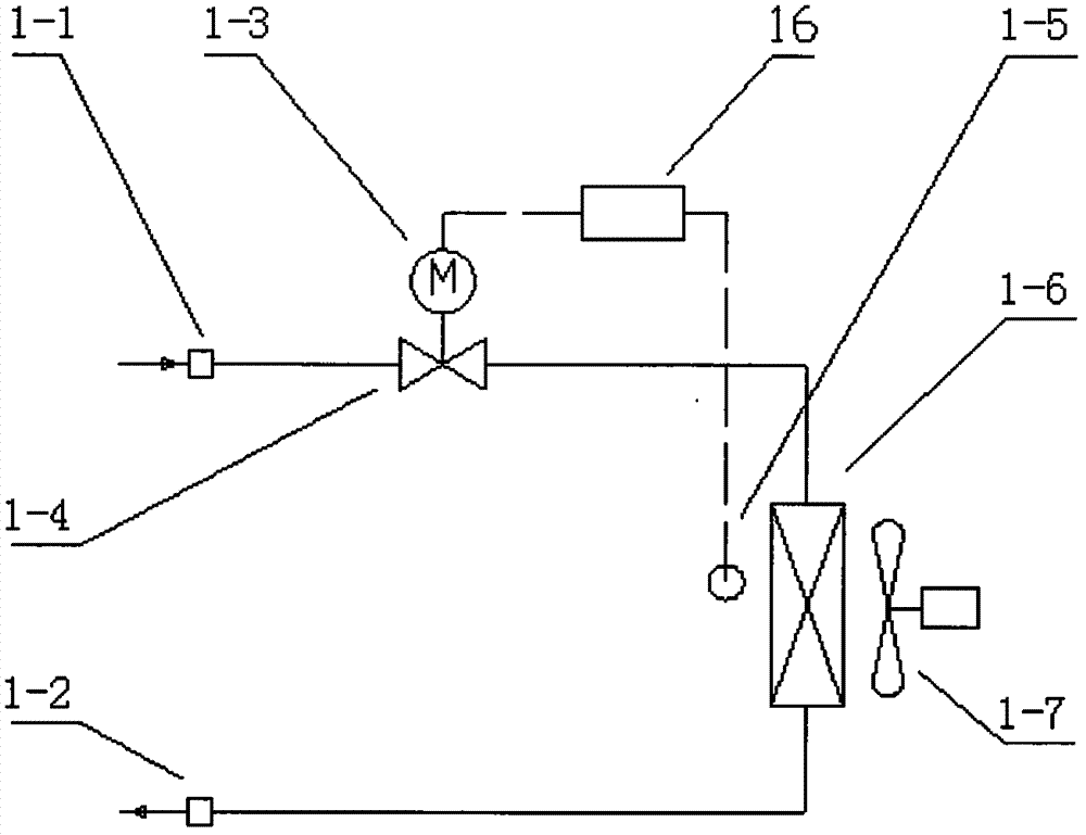 Centralized temperature management system of metal cutting machine of numerical control machine tool