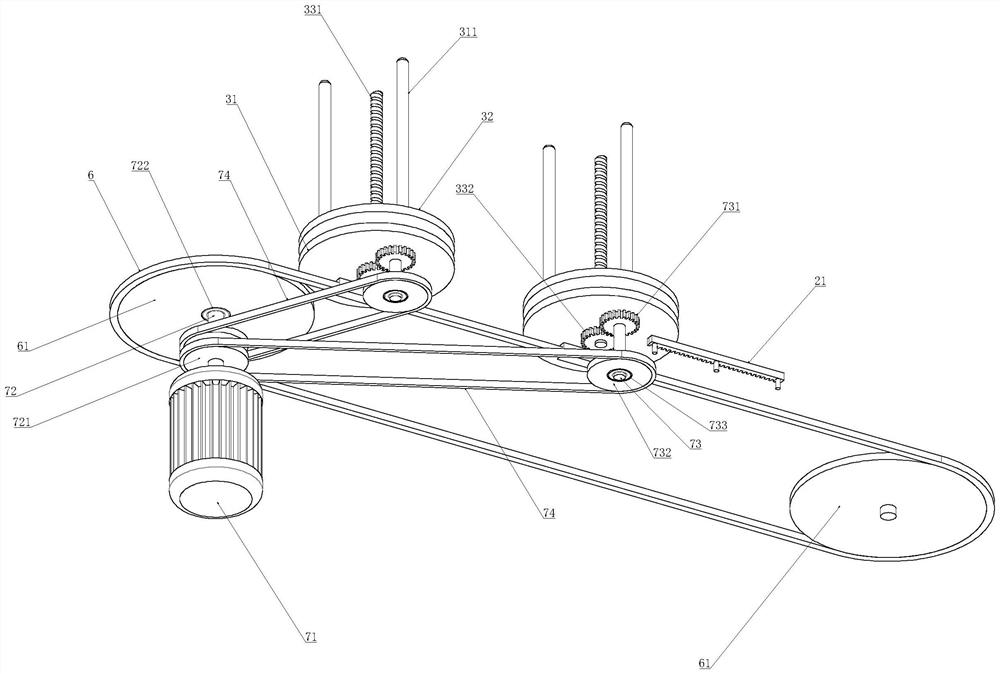 Feeding mechanism for machined teeth