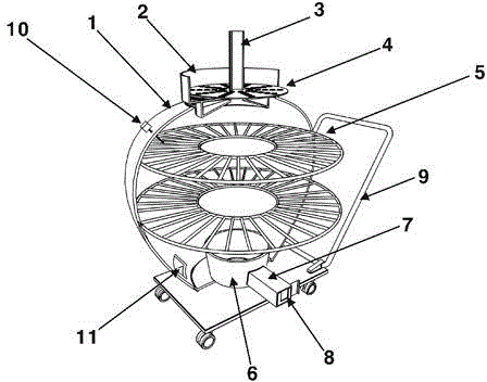 Environmental-friendly baking oven