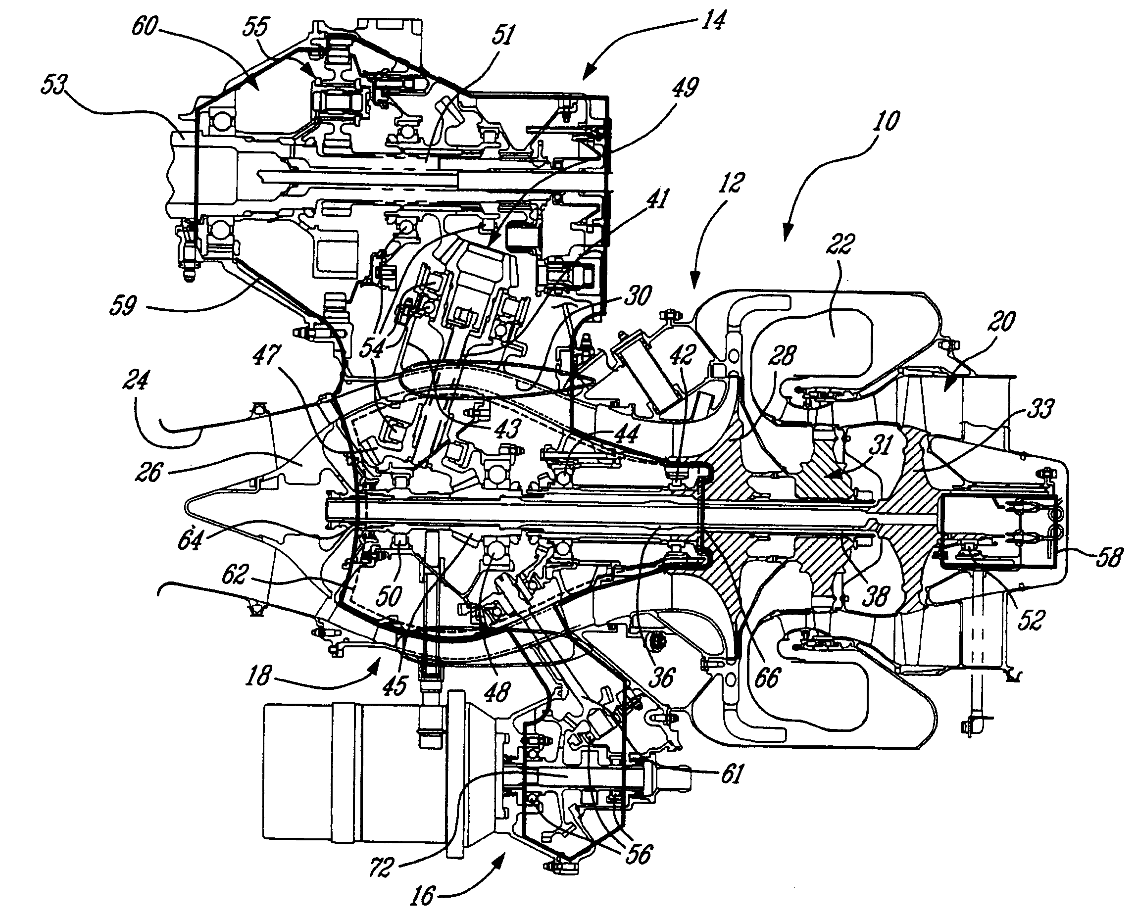 Gas turbine engine architecture