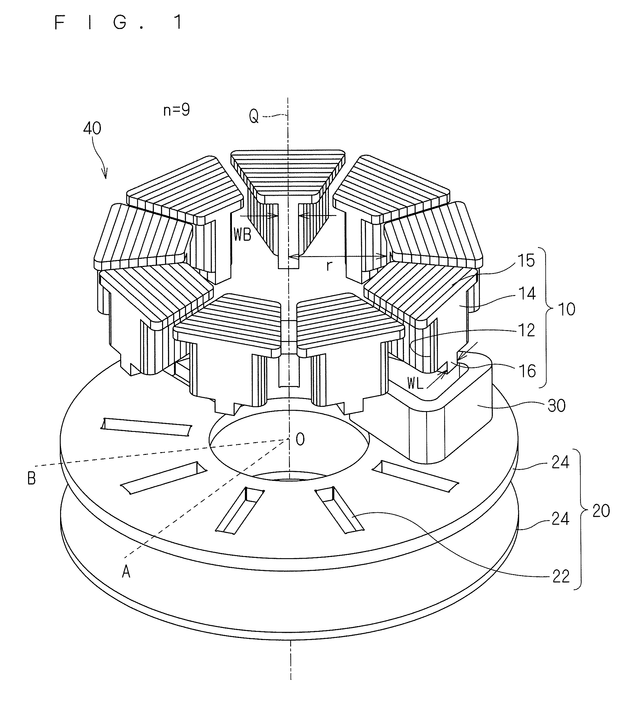 Armature core, armature, rotary electric machine and compressor