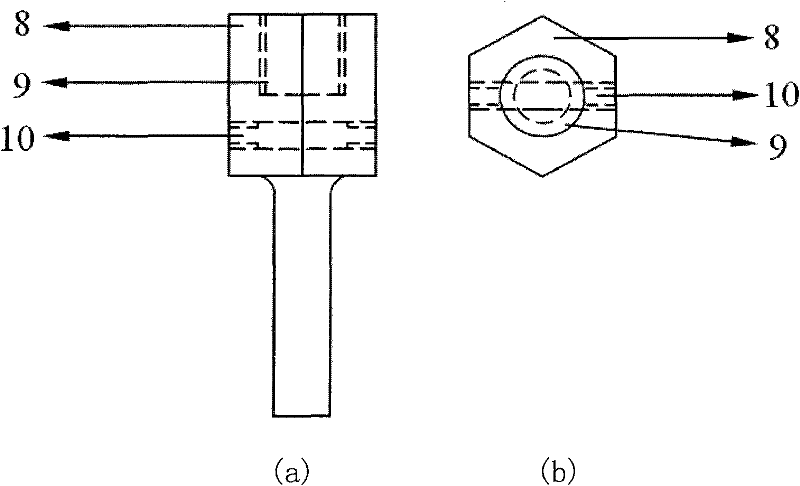 A water-cooled fixture for high temperature fatigue test of metal plate samples