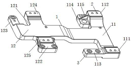 Urea box casting bracket assembly