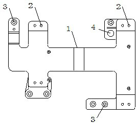 Urea box casting bracket assembly