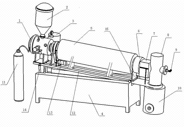 Method for preparing lithium iron phosphate with dynamic sintering method and sintering device thereof