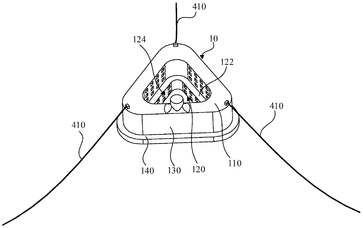 Barge type floating fan system and floating fan platform