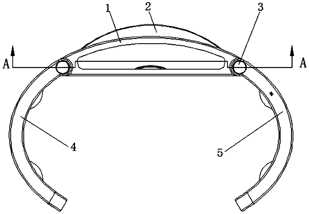 Novel intelligent bracelet and connecting belt structure thereof