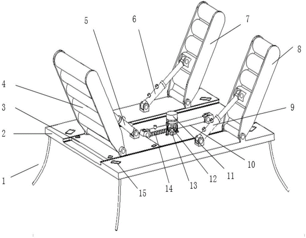 Adjustable symmetric swing plate type wave energy generation device