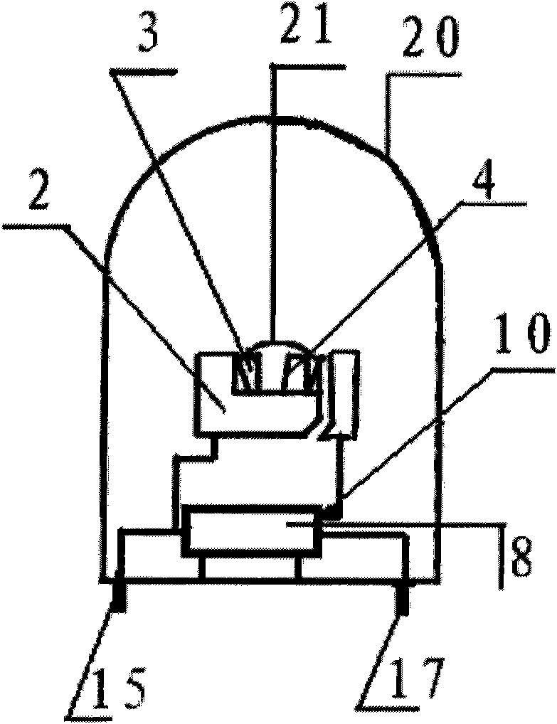 LED lamp integrating single wire transmission drive control chip