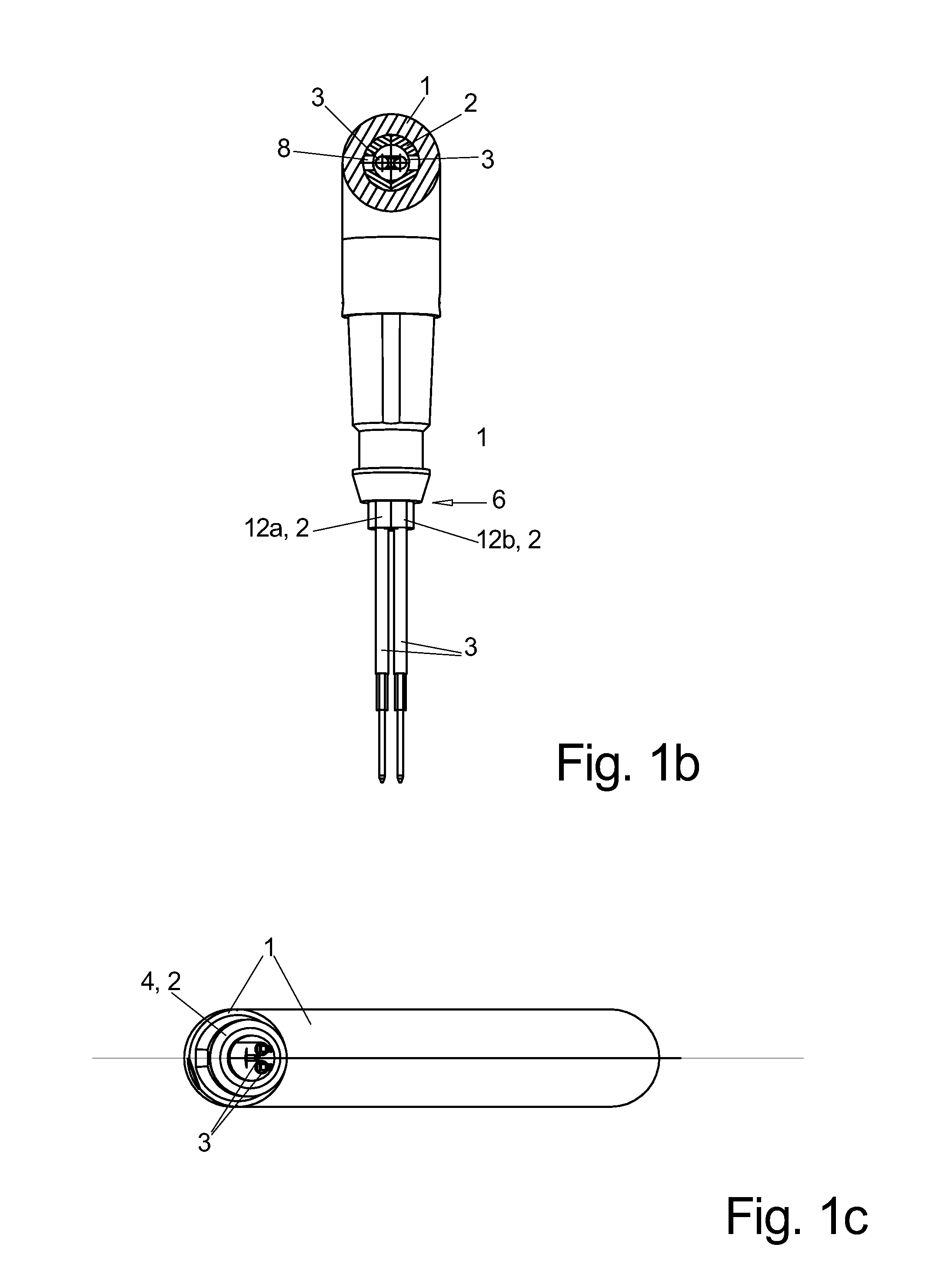 Injection molded element and production method