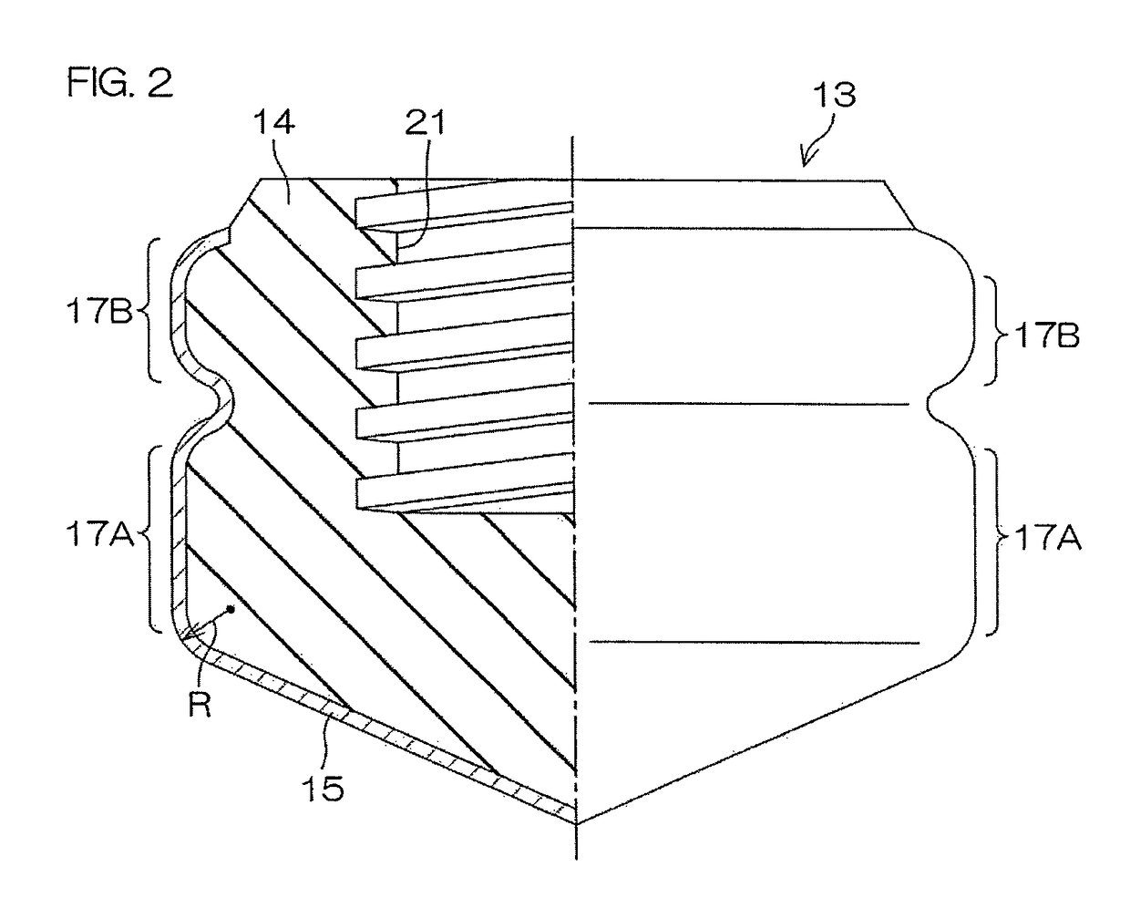 Gasket to be used for medical syringe, and medical syringe