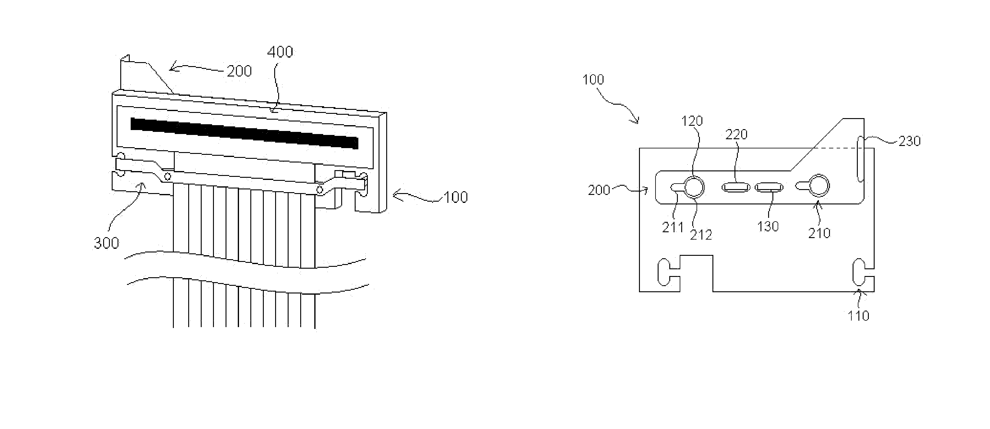 Toolless thermal print head mounting apparatus