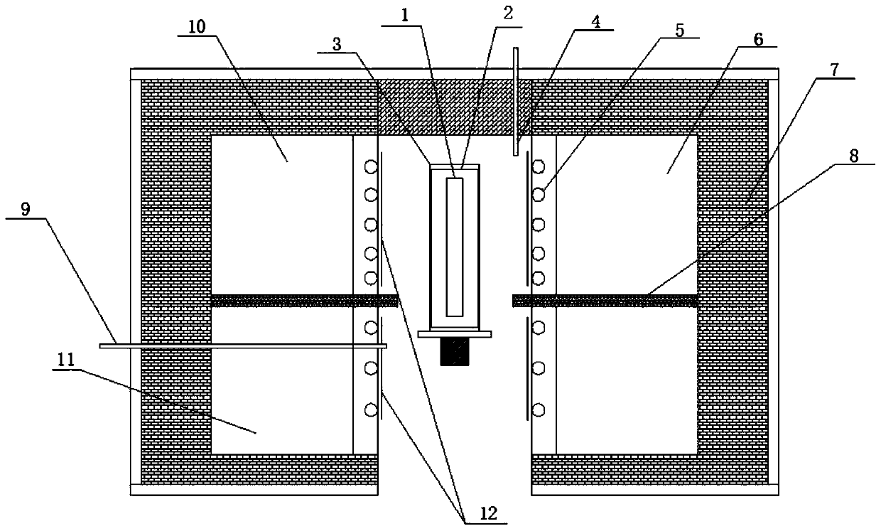 Method and device for artificially synthesizing large-size fluorophlogopite