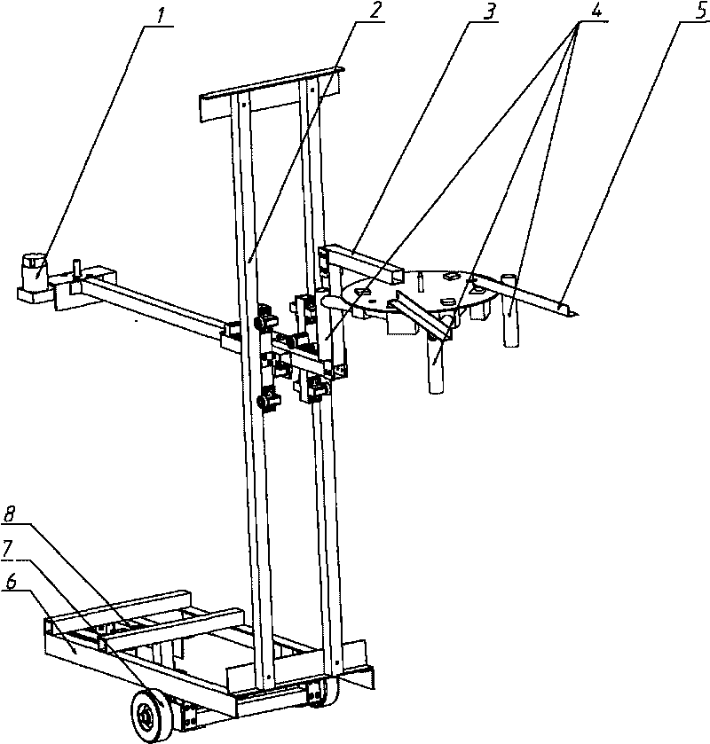 Three-dimensional robot having obstacle detouring function