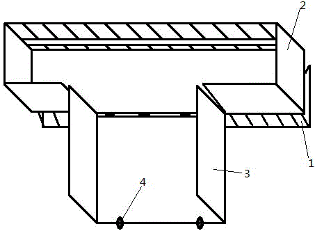 Sperm collecting table for boars