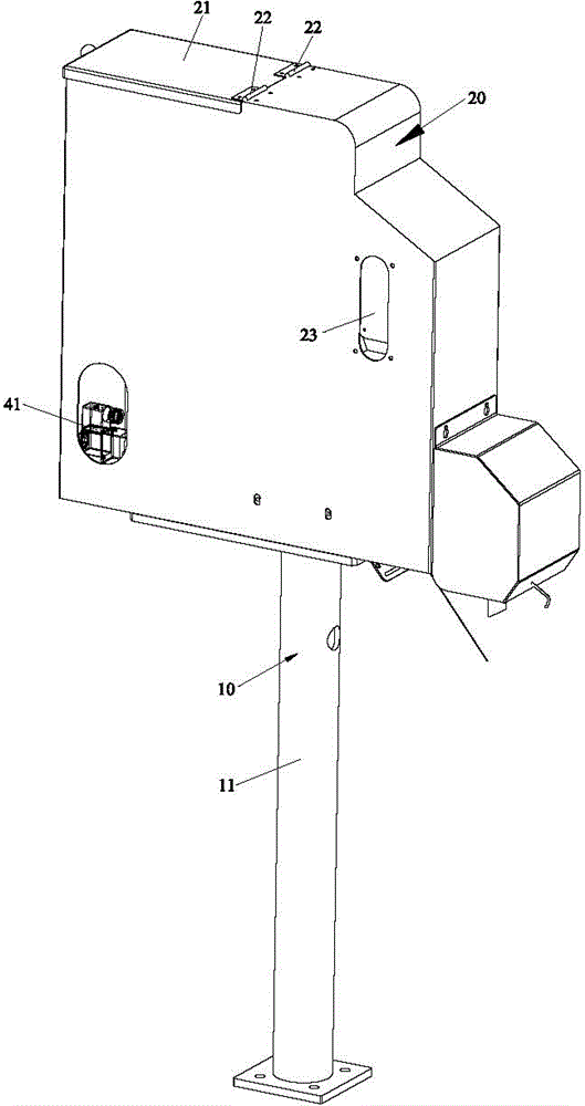 Spiral upper-end glue feeding device of automatic edge bonding machine