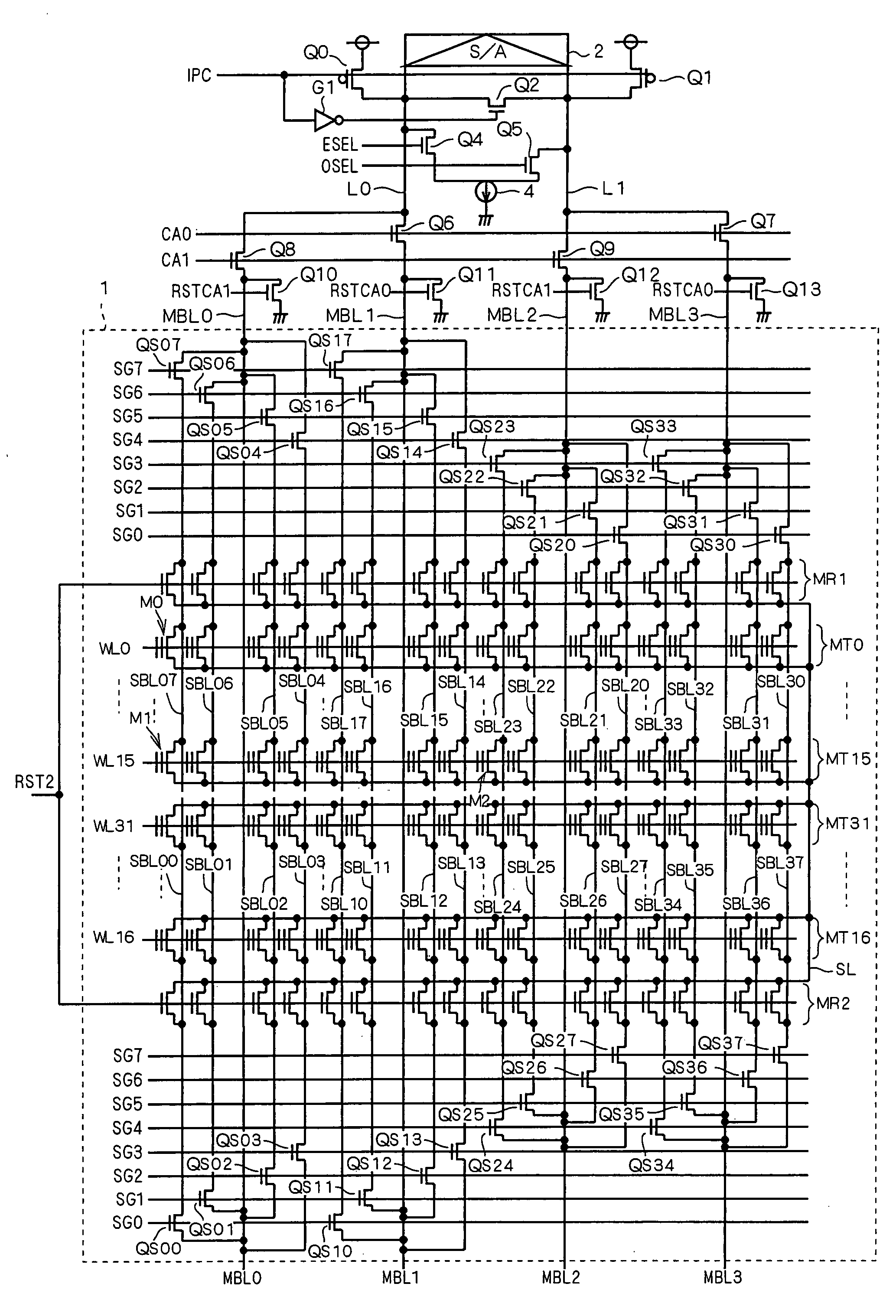 Nonvolatile semiconductor memory device that achieves speedup in read operation