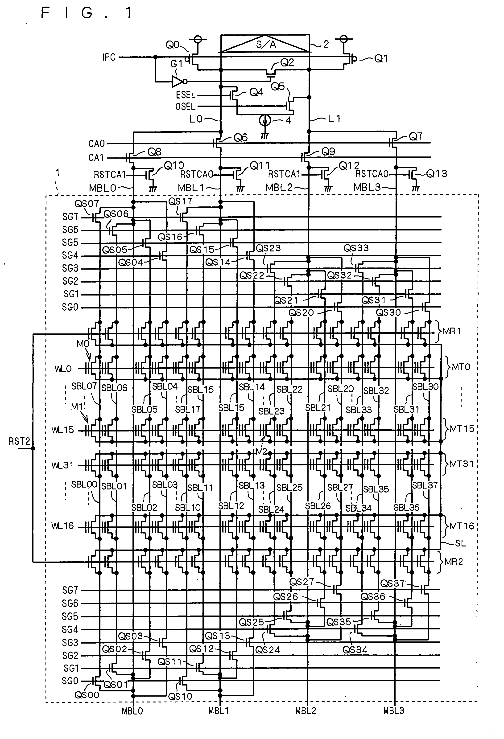 Nonvolatile semiconductor memory device that achieves speedup in read operation