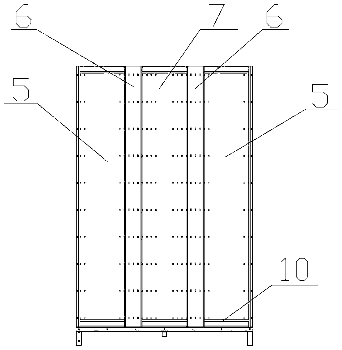 Car wall telescopic connecting structure and lifter telescopic car thereof