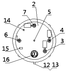 Degassing and pressure delivery cylinder device for preparing lysozyme dimer sodium alginate solution with automatic adjustment of positive and negative pressure