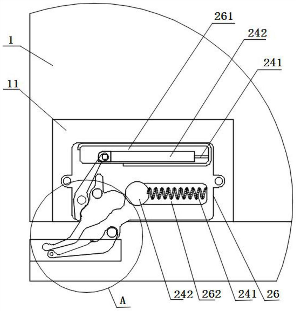 A refrigerator hinge assembly