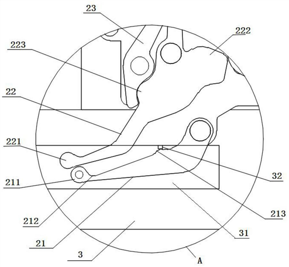 A refrigerator hinge assembly