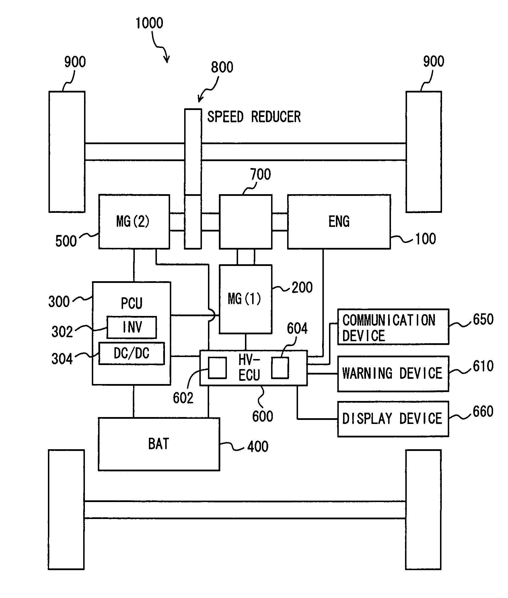 Vehicle warning device